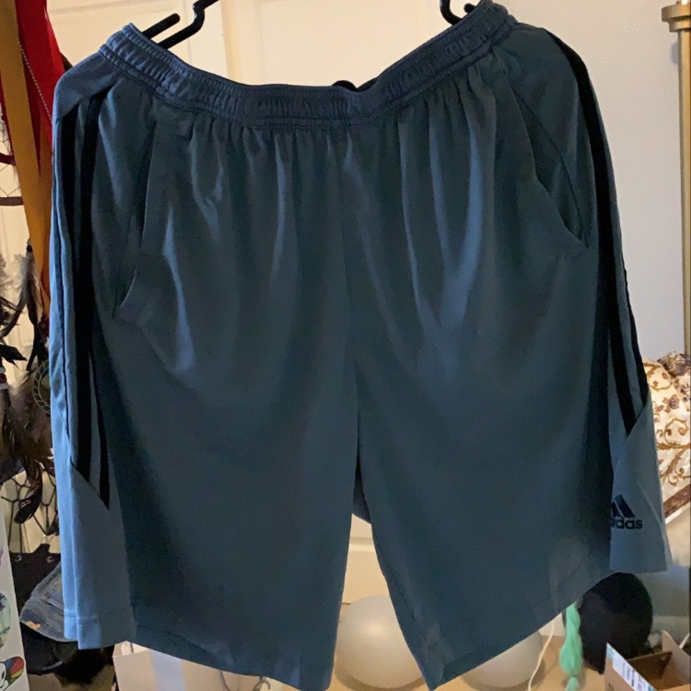 Adidas grey shorts